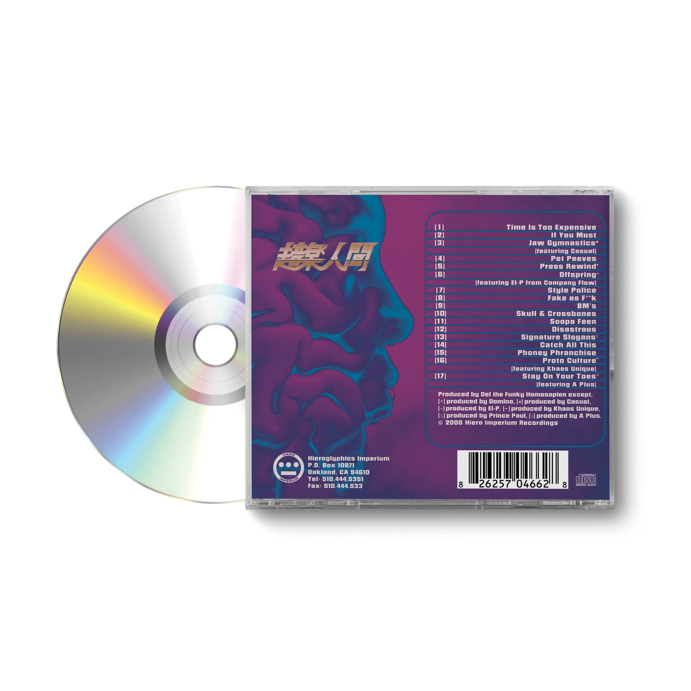 Both Sides Of The Brain (CD) – Del the Funky Homosapien