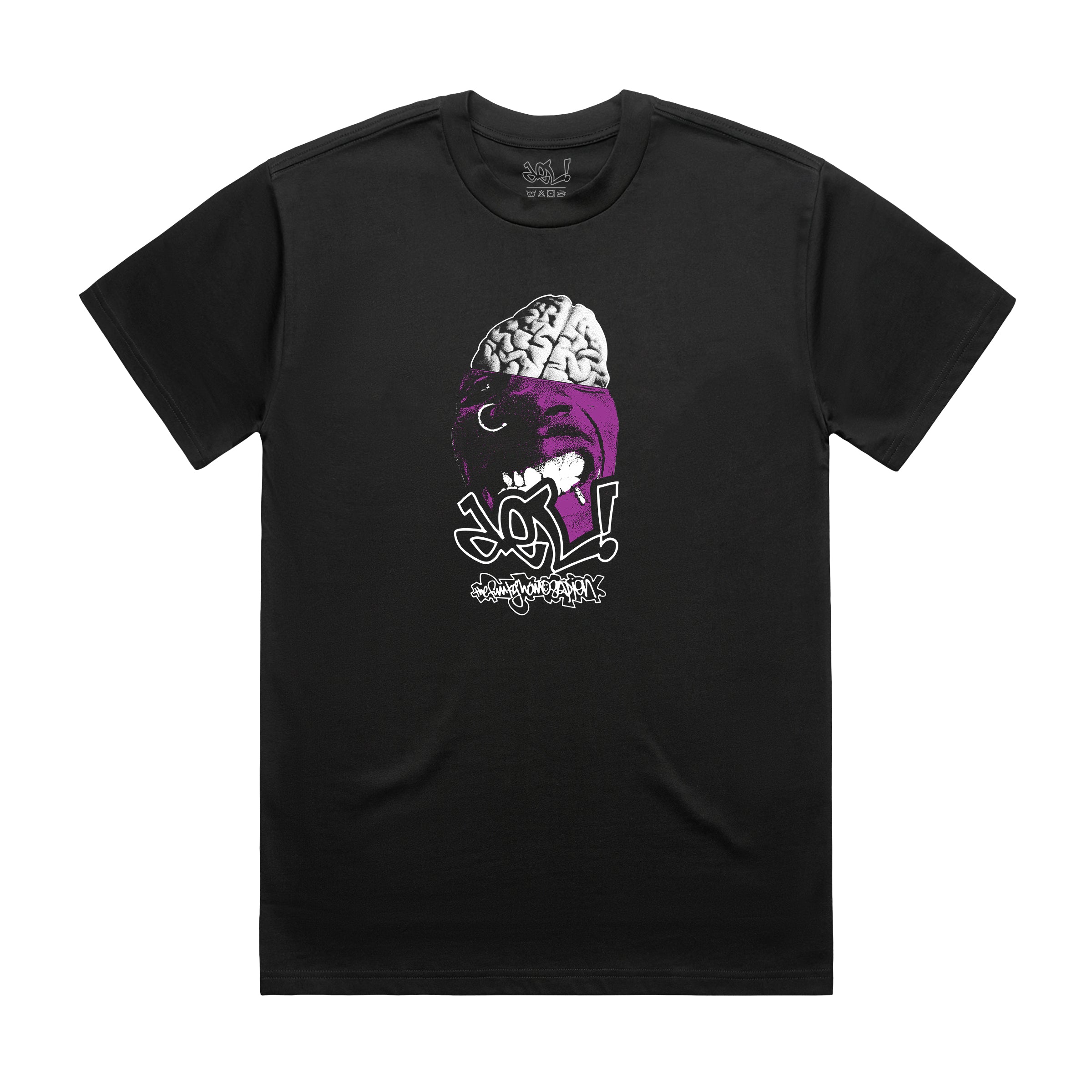 Both Sides Of The Brain Shirt (Black)