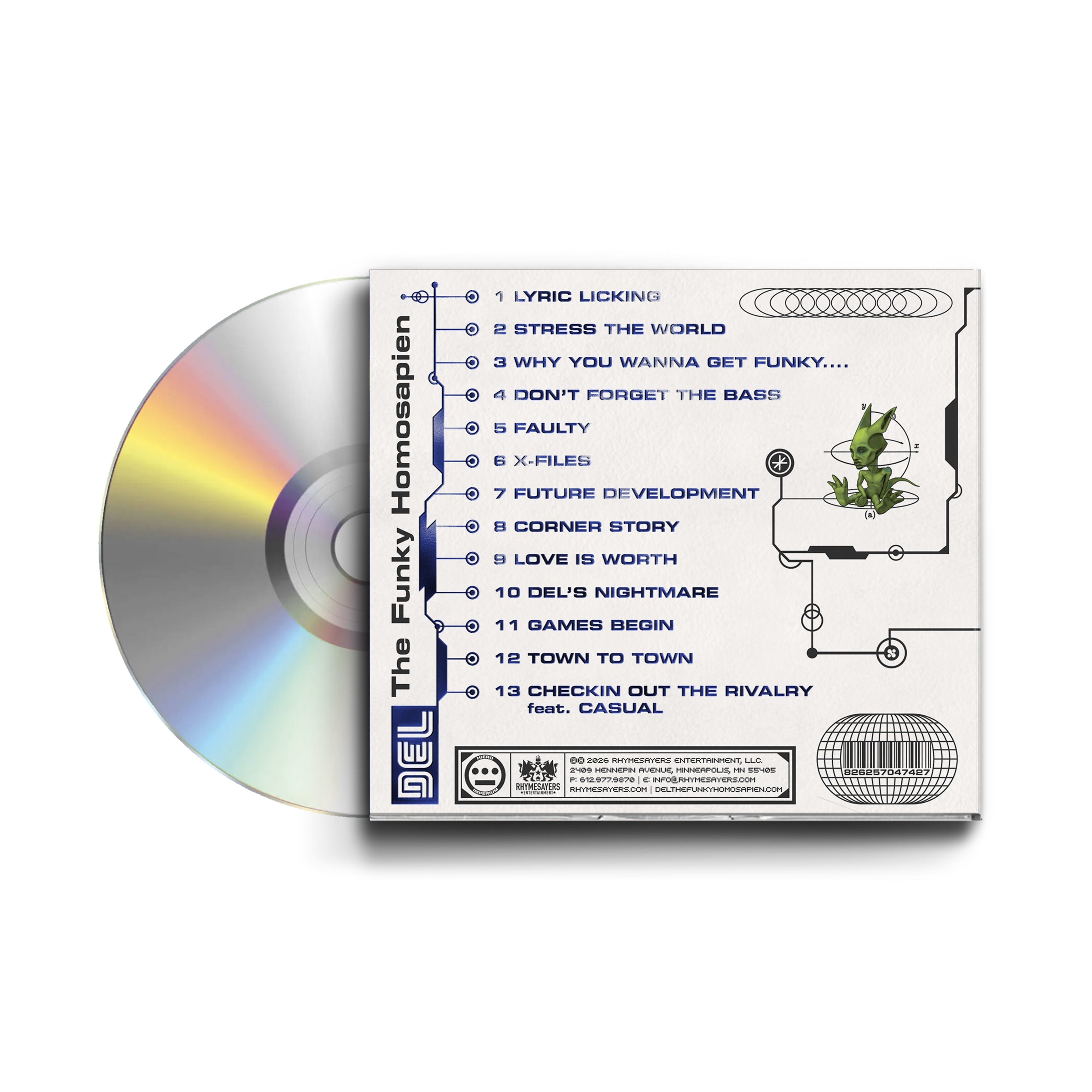 FUTURE フューチャー hip hop cd-r Del The Funky Homosapien 