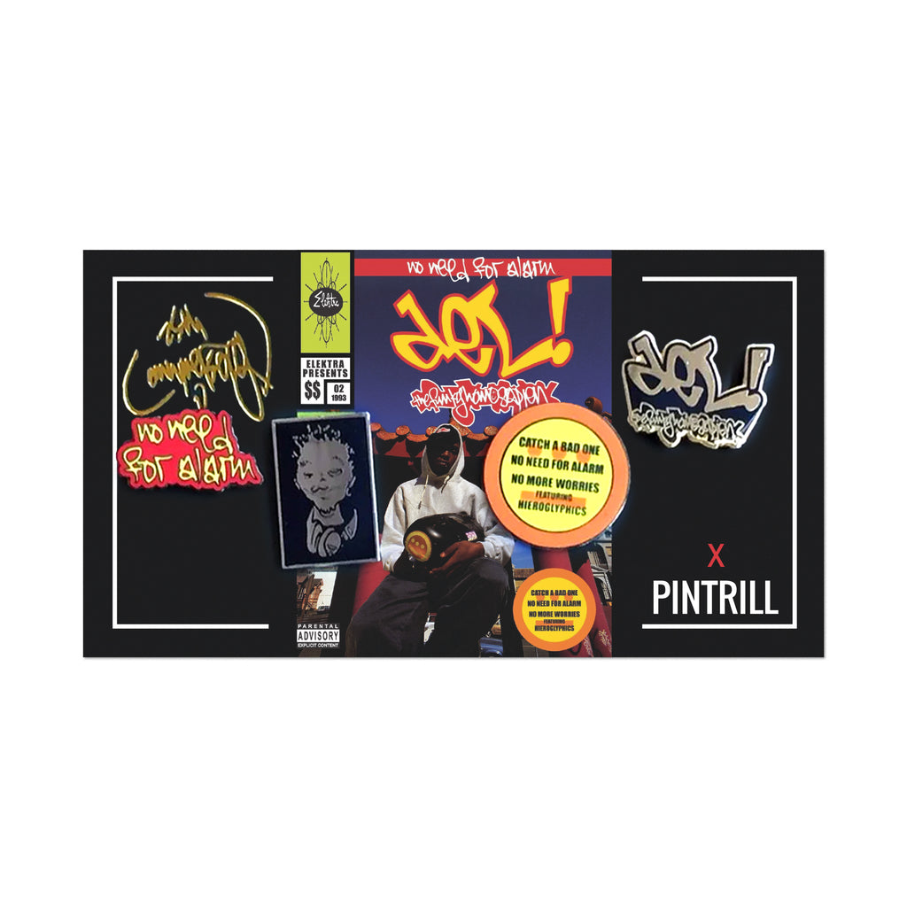 Del x Pintrill - No Need For Alarm Limited 4-Pin Set