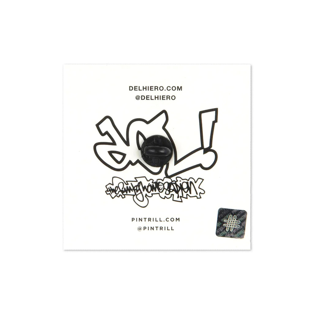 Del x Pintrill - Del Face Pin